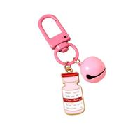 fztonk Llavero clínico fino con revestimiento de sombrero de enfermera, joyería para empleados de atención médica y estudiantes, revestimiento médico, botella de inserción, Botella de medicina, Talla