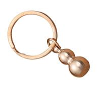 fztonk Llavero de calabaza de latón resistente que combina practicidad y atractivo estético para llevar todos los días o regalos especiales, llavero de cultura tradicional, a, Talla única