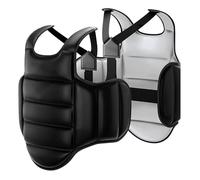 fztonk Protector corporal flexible para taekwondo que absorbe los golpes, chaleco de esponja para deportes de combate y protectores de karate transpirables