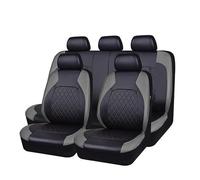 FZTZSQ 1 Juego Cuero Coche Fundas Asientos para Ford Focus 2011 2012 2013 2014 2015 2016 2017 2018, Impermeables Respirable Cómodo Coche Protectores Interior Accesorios,Grey