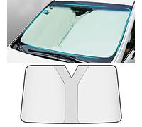 FZTZSQ Coche Parabrisas Parasoles para Skoda Octavia 2015-2020 2021 2022 2023 2024, Plegable Portátil Lunas Delanteras Anti-UV Aislamiento TéRmico Interior Accesorios,Silver