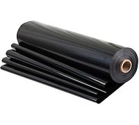 FZYE Revestimiento de Estanque Negro La geomembrana de HDPE de Alta Densidad de 0,6 mm se Puede Cortar para una Fuente Rectangular de Estanque de Pato Redondo (Color: Negro, Tamaño: 3x5