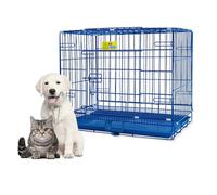 FZZIBQYR Jaula de Interior para Gatos con Bandeja, Jaula portátil de Metal para Mascotas, Parque para Cachorros, Jaula de Alambre metálico Desmontable, Ideal para Gatitos, Cachorros, Conejos y Chinch