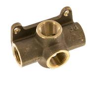 G 1/2'' Distribuidor de latón de 5 vías montado en la pared 16 Bar