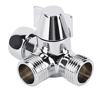 G 1/2" Ducha De LatóN VáLvula, Válvula de Adaptador en T, G1 / 2"Brass Adaptador de Forma, Válvula De Adaptador VáLvula De Ducha para Brazos De Ducha, Recambio De Sistema Ducha