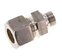 G 1/2'' Macho x 20S Racor de compresión recto de acero inoxidable con junta FKM 400 Bar DIN 2353