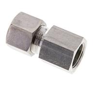 G 1/2'' x 14S Racor de compresión recto de acero inoxidable 630 Bar DIN 2353