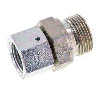 G 1/2'' x G 3/4'' F/M Adaptador reductor de acero galvanizado 300 Bar - Hidráulico