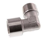 G 1/2'' x R 1/2'' F/M Codo de 90 grados de acero inoxidable 150 Bar