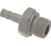 G 1/4'' Macho x 6mm Polipropileno (PP) Llave de manguera 10 Bar [2 Piezas]