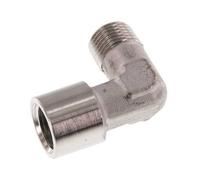 G 1/8'' x R 1/8'' F/M Codo de 90 grados de acero inoxidable 150 Bar