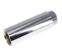 G 1'' F/M Extensión de latón cromado DIN 3523 - 100 mm
