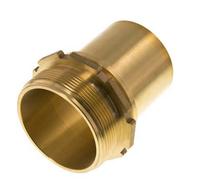 G 2 1/2'' Macho x 63mm Llave de manguera de latón con collarín de seguridad DIN 2817