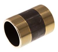 G 2'' Espiga doble de latón 16 Bar DIN 2982 - 80mm