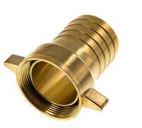 G 2'' x 50mm Llave de manguera de latón con junta NBR y tuerca de mariposa 16 Bar