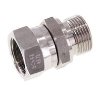 G 3/4'' F/M Adaptador reductor de acero inoxidable 175 Bar - Hidráulico