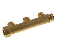 G 3/4'' x 3xG 1/2'' F/M/M Tubos distribuidores de latón 10 Bar