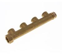 G 3/4'' x 4xG 1/2'' F/M/F Tubos distribuidores de latón 10 Bar