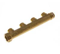G 3/4'' x 4xG 1/2'' F/M/M Tubos distribuidores de latón 10 Bar