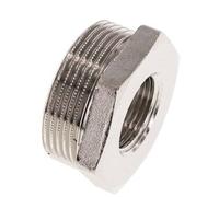 G 3/4'' x G 1 1/2'' F/M Anillo reductor de latón niquelado 16 Bar