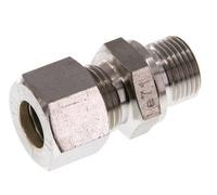 G 3/8'' Macho x 12L Racor de compresión recto de acero inoxidable 315 Bar DIN 2353