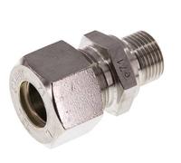 G 3/8'' Macho x 15L Racor de compresión recto de acero inoxidable 315 Bar DIN 2353