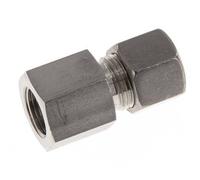 G 3/8'' x 10S Racor de compresión recto de acero inoxidable 630 Bar DIN 2353