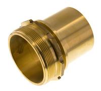 G 3'' Macho x 75mm Llave de manguera de latón con collarín de seguridad DIN 2817