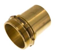G 4'' Macho x 100mm Llave de manguera de latón con collarín de seguridad DIN 2817