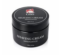 G.B.S - Crema de afeitar de sándalo para pieles sensibles, hidrata y nutre para un afeitado afeitado, protege la piel de cortes, golpes, enrojecimiento e irritación, 1 pieza