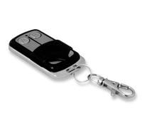 G.B.S. Elettronica Open 2 - Mando a distancia de puerta de garaje (push buttons, 433 MHz) Negro, Plata