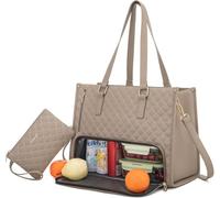 G,Bolso de Mano 2 en 1 para Mujer - Bolso de Negocios Grande y Elegante con Compartimento más Fresco, Bolso de Viaje o de Viaje - La Mejor combinación para el Almuerzo y el Trabajo