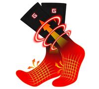 G Calcetines calefactables para hombre y mujer, recargables con batería, calcetines calefactables eléctricos, calcetines cálidos de invierno, calentadores de pies, batería con batería, calcetines