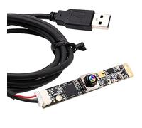 G Cámara USB de 16 MP con micrófono para ordenador, minicámara UVC USB 2.0 Lightburn, módulo de cámara de seguridad micro USB, placa de cámara web grabada con láser (lente de 100 grados sin