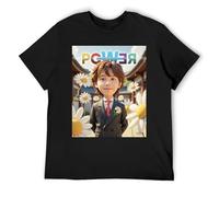 G-Dragon Vintage Music Band - Camiseta de manga corta de algodón desgastado para concierto retro, Negro, XL