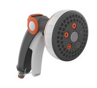 G.F. Srl, Pistola de riego XL Selector de Metal y Goma, Ideal para jardín, Plantas y Flores con 5 chorros y Amplio selector con Cubierta de Metal anticorrosión. Fabricado en Italia