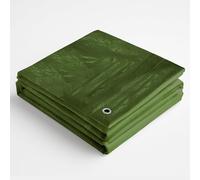 G.F. - Tela protectora profesional 180 g/m², 24 medidas distintas | Cubierta Reforzada para Leña, Protección contra UV, Lona Impermeable Duradera y Resistente, para Piscinia, Muebles, Jardín