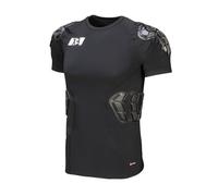 G-Form Pro-X3 Camisa de Manga Corta - Interior de Compresión Acolchada para Ciclismo, Motociclismo, Dirt Bike y Más - Negro, Hombre Grande
