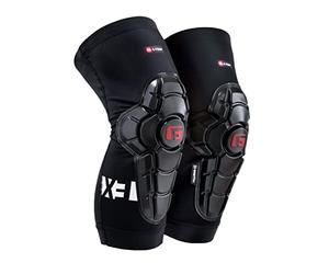 G-Form Pro-X3 Rodilleras para Bicicleta de Montaña para Hombre y Mujer - Mountain Bike y Motocross - Negro/Blanco, Adulto XX-Grande