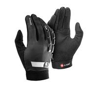 G-Form Sorata 2 Guantes para Bicicleta de Montaña - Guantes Ciclismo, Moto, MBT y Cross-Country - Negro/Blanco, Grande