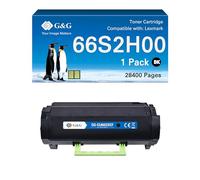 G&G Cartucho de tóner 66S2H00 compatible con Lexmark 66S2H00 para MX532adwe MS531dw, 28400 páginas (66S2H00)