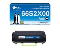 G&G Cartucho de tóner 66S2X00 compatible con Lexmark 66S2X00 para Lexmark MS632dwe MX632adwe MS631dw, 31000 páginas (66S2X00)