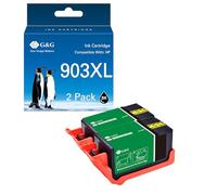 G&G Cartuchos de repuesto para HP 903 XL 903XL para HP Officejet 6950 Pro 6970 6960 (2 negros)