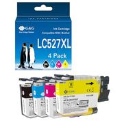 G&G LC527XLVAL Cartuchos de impresora compatibles con Brother LC527XL LC527 para Brother MFC-J4350DW MFC-J4550DW (LC527XL Value Pack)