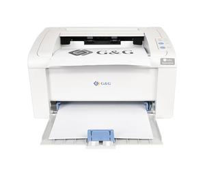 G&G P2022W - Impresora láser blanca y negra con wifi, una sola función A4, impresoras con tóner láser, 23 ppm, compacta para oficina/casa