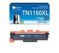 G&G TN1150XL Tóner compatible con Brother TN-1150 TN1150 para Brother HL-L1240W DCP-L1640W HL-L1242W HL-L1242WXL DCP-L1642W DCP-L1642WXL DCP-L1660W (TN1150L)
