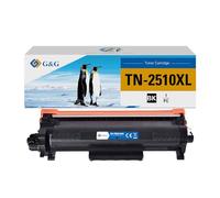 G&G TN2510 XL Tóner compatible con Brother TN2510XL TN2510 para Brother HL-L2400DWE MFC-L2860DWE DCP-L2620DW HL-L2400DW HL-L2445DW DCP-L2660DW con chip (1 negro)