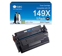 G&G Tóner 149X compatible con HP 149X 149A para LaserJet Pro MFP 4102dw 4102fdw 4002dn 4002dw W1490A W1490X con chip (149X)