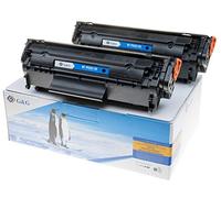 G + G Toner Canon FX de 10 Doble Pack BK Comp. Black