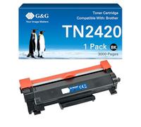 G&G Tóner compatible con Brother TN-2420 MFC-L2710DW HL-L2350DW (1 negro)